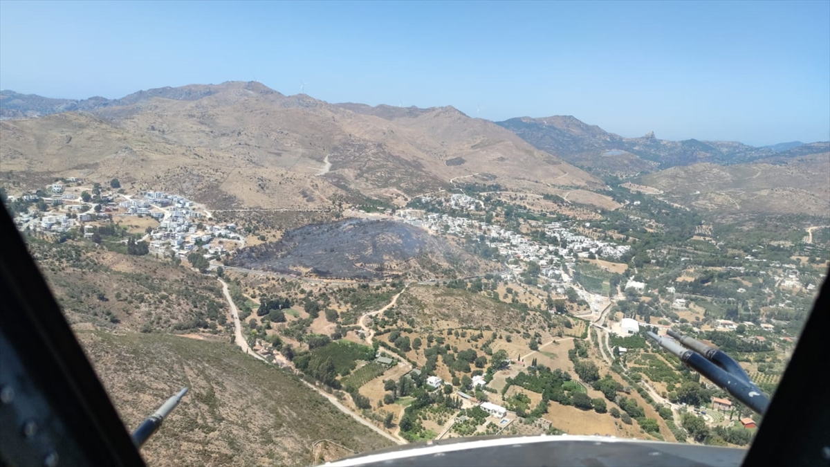 Muğla'da tarım arazisinde çıkan yangın söndürüldü