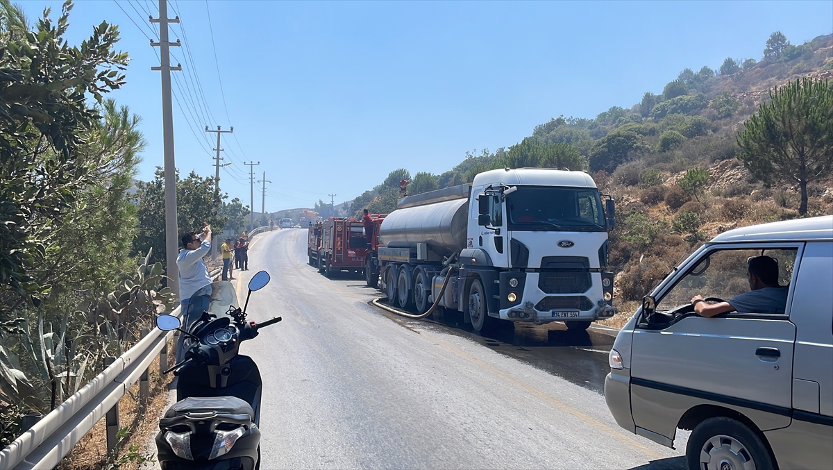 Muğla'da tarım arazisinde çıkan yangın söndürüldü