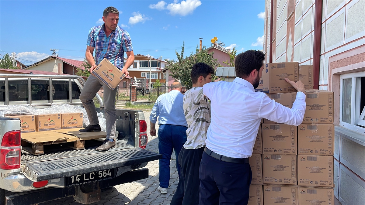 Bolu'nun Yuva Köyünde Su Kaynaklarında Temizlik Çalışmaları Devam Ediyor