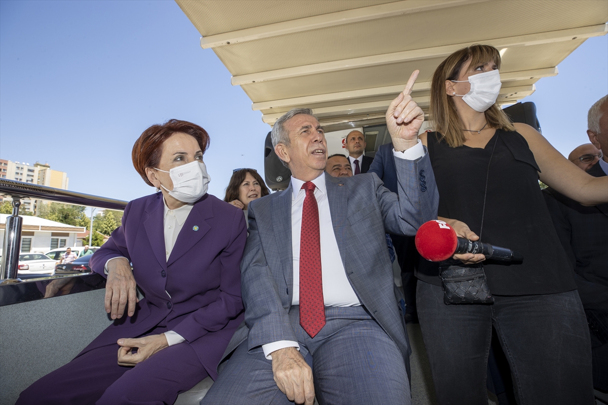 İYİ Parti Genel Başkanı Meral Akşener, Ankara Büyükşehir Belediyesine devredilen ANKAPARK'ı ziyaret etti.