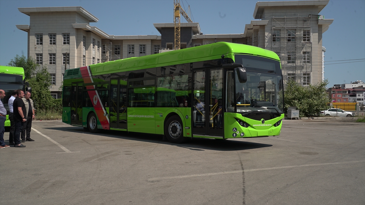 Samsun'da Hizmet Verecek Elektrikli Otobüslerin Test Süreci Başladı