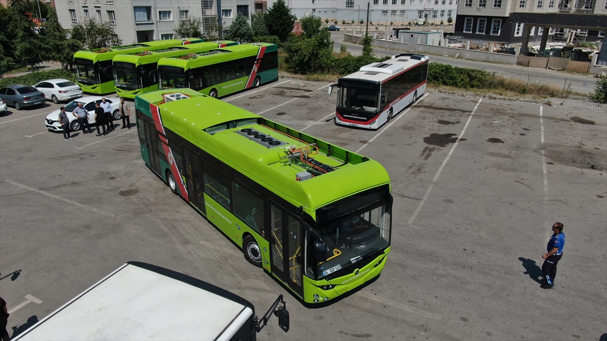 Samsun'da Hizmet Verecek Elektrikli Otobüslerin Test Süreci Başladı