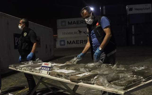 Mersin Uluslararası Limanı'nda 48 Kilo 800 Gram Kokain Ele Geçirildi