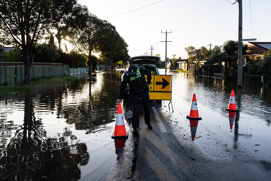 Avustralya Victoria'daki Sel Binlerce Evi Sular Altında Bıraktı