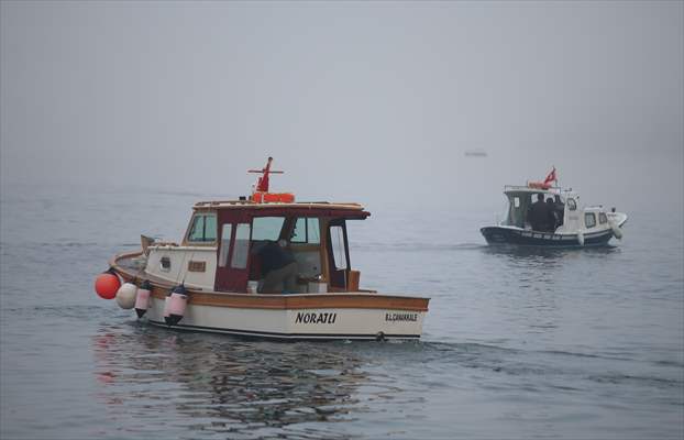 Çanakkale Boğazı Yoğun Sis Nedeniyle Transit Gemi Geçişlerine Kapatıldı