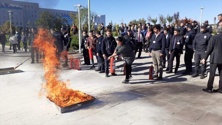 TBMM'de Yangın Tatbikatı