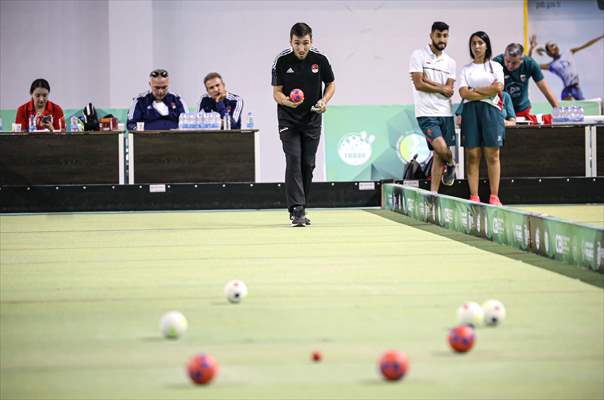 Dünya Tekler-Karışık Çiftler Bocce Şampiyonaları'nda Eleme Yarışları Mersin'de Sürüyor