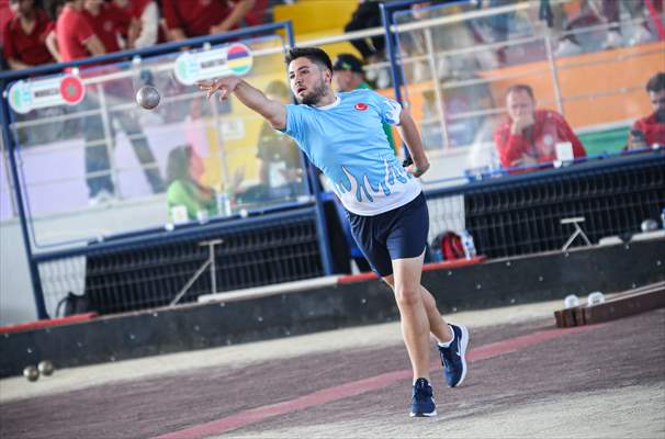 Dünya Tekler-Karışık Çiftler Bocce Şampiyonaları'nda Eleme Yarışları Mersin'de Sürüyor