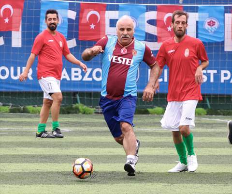 Trabzon'da Türkiye-Macaristan Dostluk Maçı Oynandı