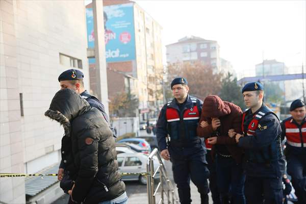 Eskişehir merkezli enerji nakil kablosu hırsızlığı operasyonunda yakalanan 26 şüpheli adliyede