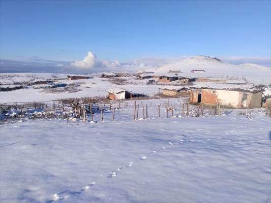 Amasya'nın Yüksek Kesimlerinde Kar Etkili Oldu