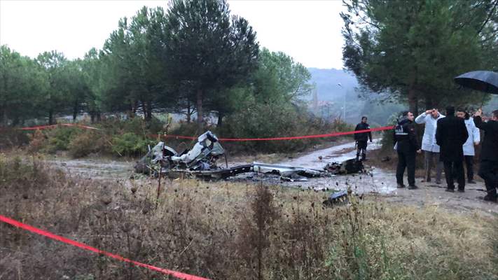 Bursa'da araziye düşen eğitim uçağındaki 2 kişi hayatını kaybetti