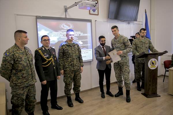 Türkçe Öğrenen Bosna Hersekli Askerlere Sertifikaları Takdim Edildi