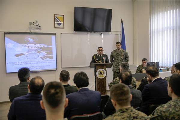 Türkçe Öğrenen Bosna Hersekli Askerlere Sertifikaları Takdim Edildi
