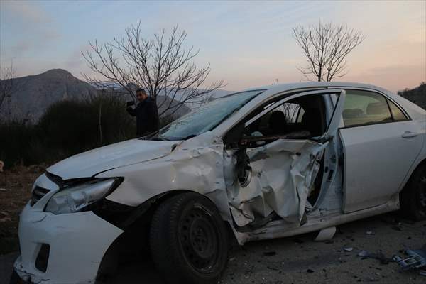 Tokat'ta 5 Aracın Karıştığı Kazada 9 Kişi Yaralandı