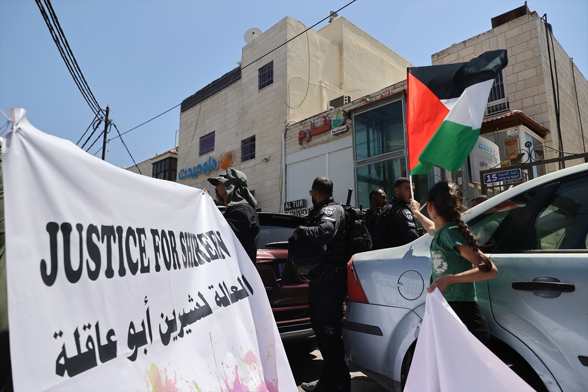 Filistinliler, ABD Başkanı Biden'ı Beytullahim ve Doğu Kudüs'te Protesto Etti