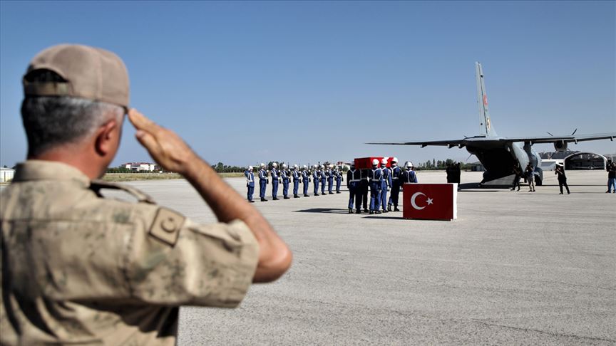 Van'da Sündüz Yaylası'nda şehit olan 24 kişi tören ile anıldı