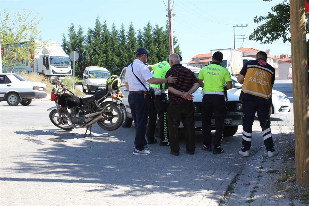 Kütahya'da Dün Çalınan Motosiklet, Sahibinin Kullandığı Otomobille Çarpıştı