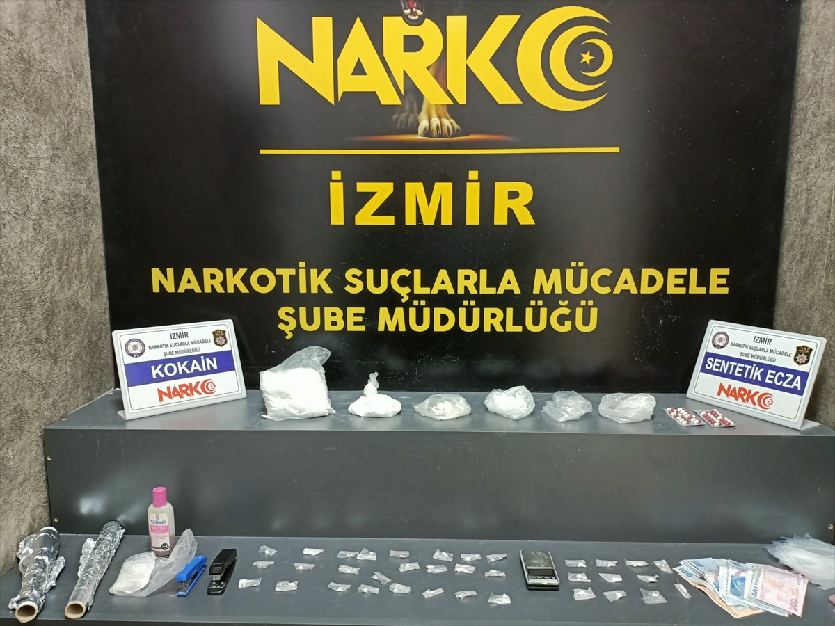 İzmir'deki Uyuşturucu Operasyonlarında 17 Tutuklama