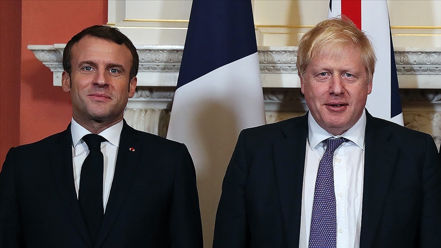 Fransa Cumhurbaşkanı Macron, İngiltere Başbakanı Johnson İle Telefonda Görüştü