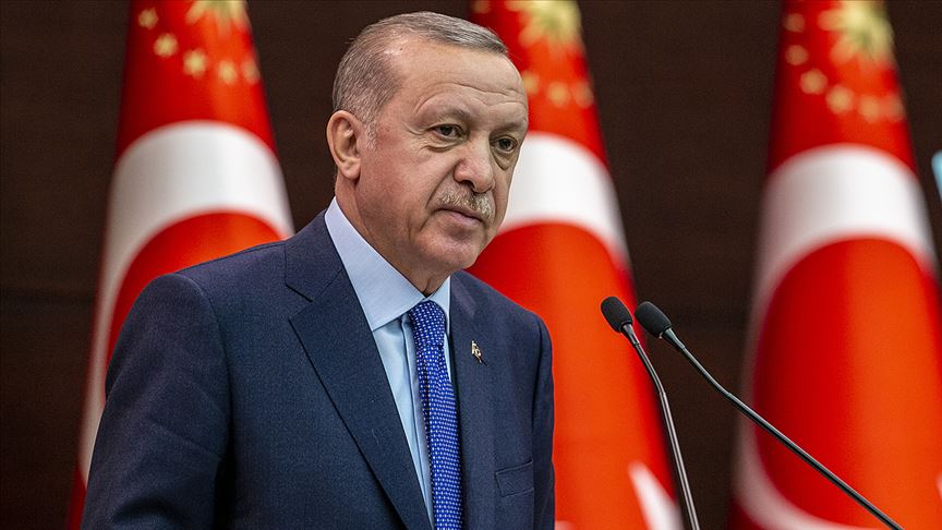 Cumhurbaşkanı Erdoğan'dan Şehit Ailesine Başsağlığı Mesajı
