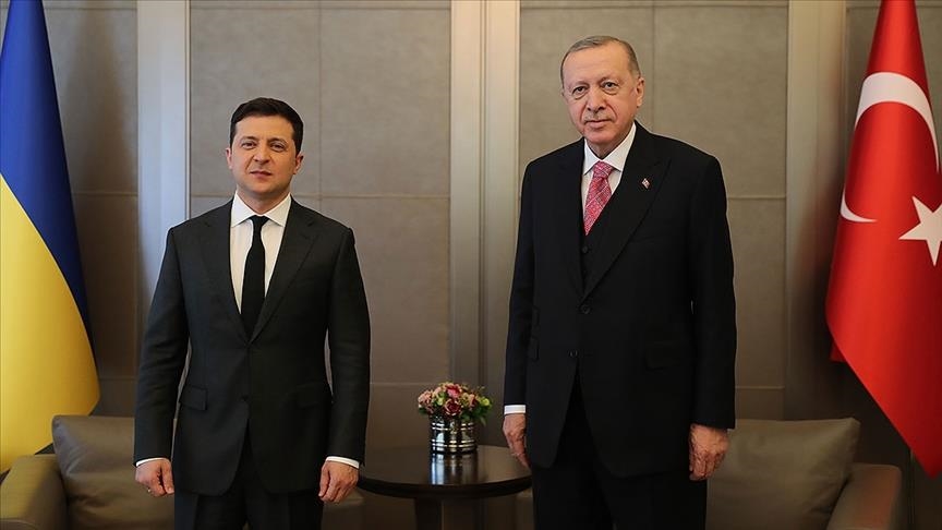 Cumhurbaşkanı Erdoğan'ın Ukrayna Devlet Başkanı Zelenskiy İle Görüşmesi Sona Erdi