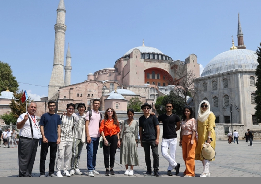 Yaz stajı için Gelen Yabancı Öğrenciler Kapadokya'yı Gezdi