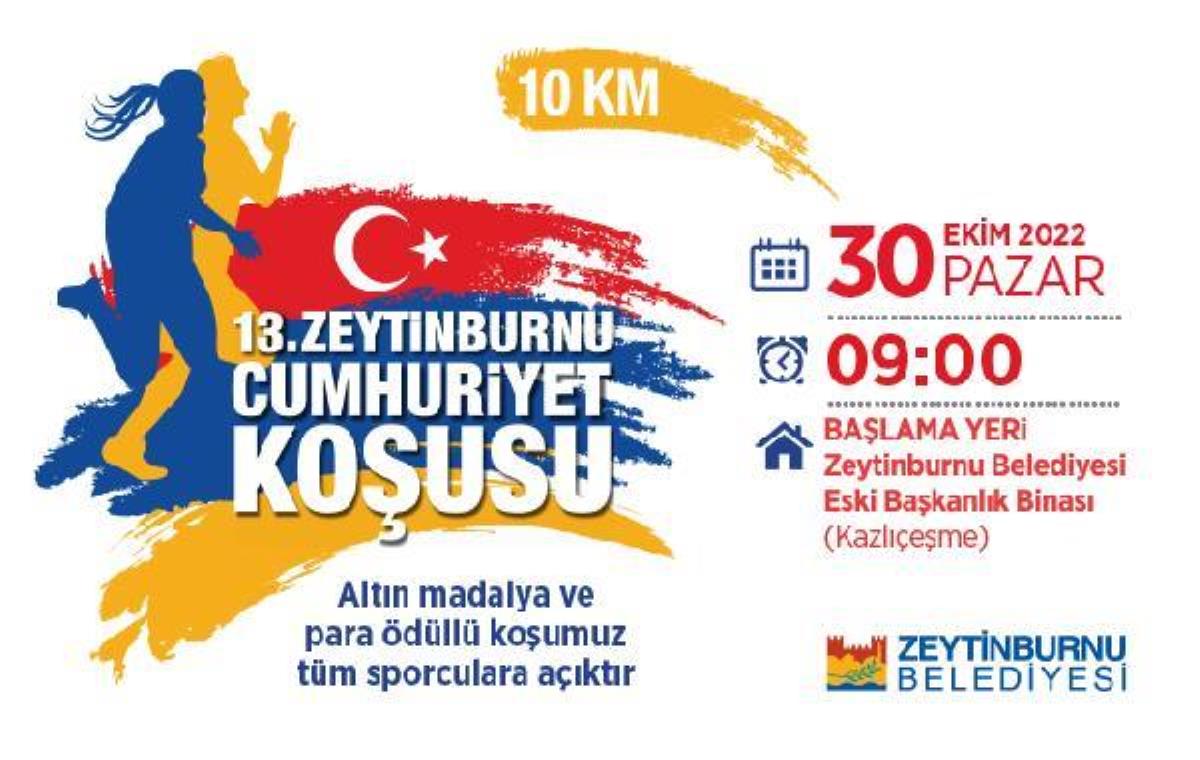 13. Zeytinburnu Cumhuriyet Koşusu'na Başvurular Başladı