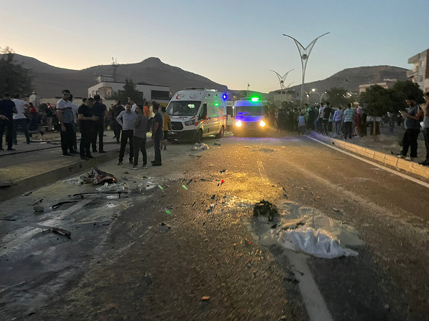 Mardin'deki trafik kazalarında Hayatını Kaybeden 19 Kişinin Cenazesi Son Yolcuğuna Uğurlandı