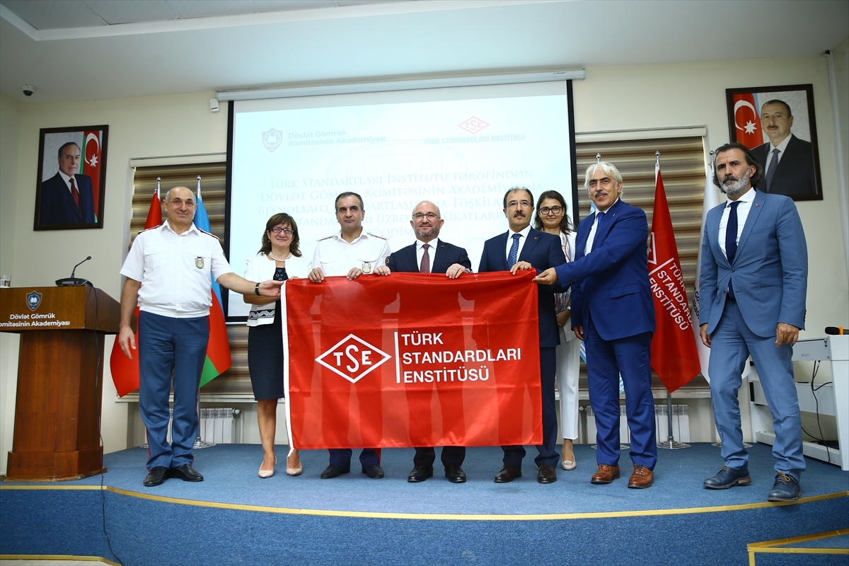 TSE, Azerbaycan Devlet Gümrük Komitesi Akademisine Yönetim Sistemi Belgeleri Verdi