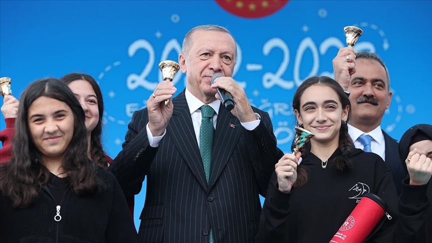 Cumhurbaşkanı Erdoğan, yeni eğitim-öğretim yılı açılış programında konuştu