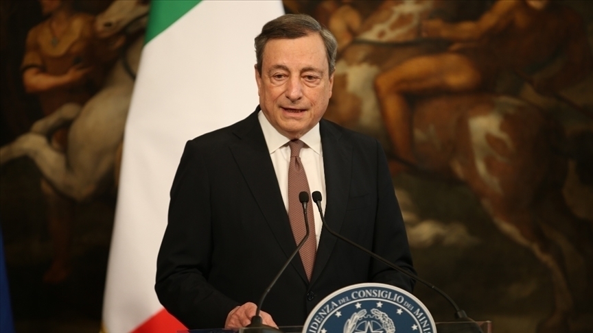 İtalya Başbakanı Draghi, Ukrayna Devlet Başkanı Zelenskiy İle Görüştü