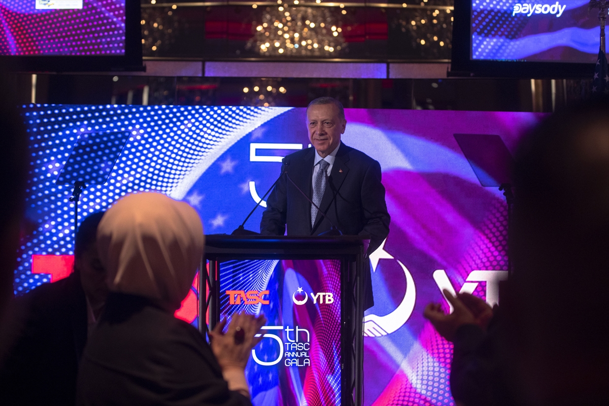 Cumhurbaşkanı Erdoğan, Türk Amerikan Ulusal Yönlendirme Komitesi Yemeğinde Konuştu
