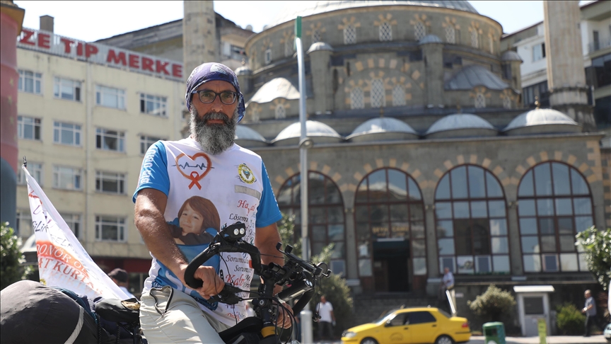 Kök Hücre Bağışına Dikkati Çekmek İçin Pedal Çeviren Baba, İlik Nakli Olan Çocuklarla Buluştu