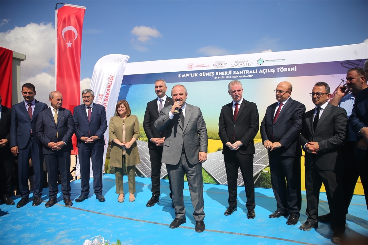 Bakan Varank, Gaziantep'te GES Açılışı Töreninde Konuştu