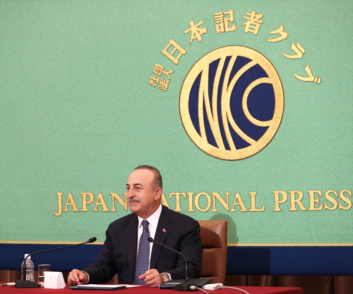 Dışişleri Bakanı Çavuşoğlu, Japonya Ulusal Basın Kulübü'nde Konuştu