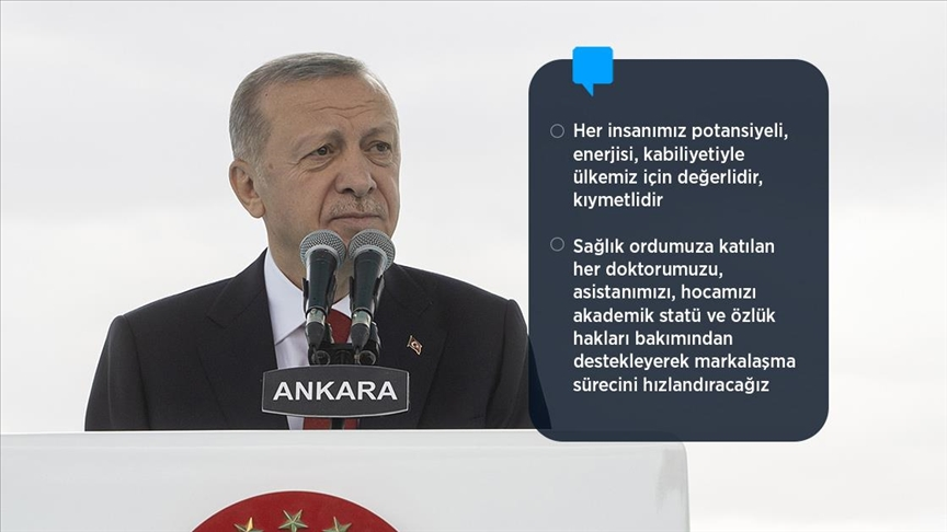 Cumhurbaşkanı Erdoğan, Etlik Şehir Hastanesi'nin Açılışında Konuştu
