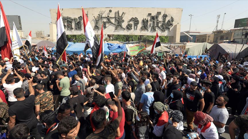 Bağdat’ta Düzenlenen Protestolarda Çok Sayıda Kişi Yaralandı