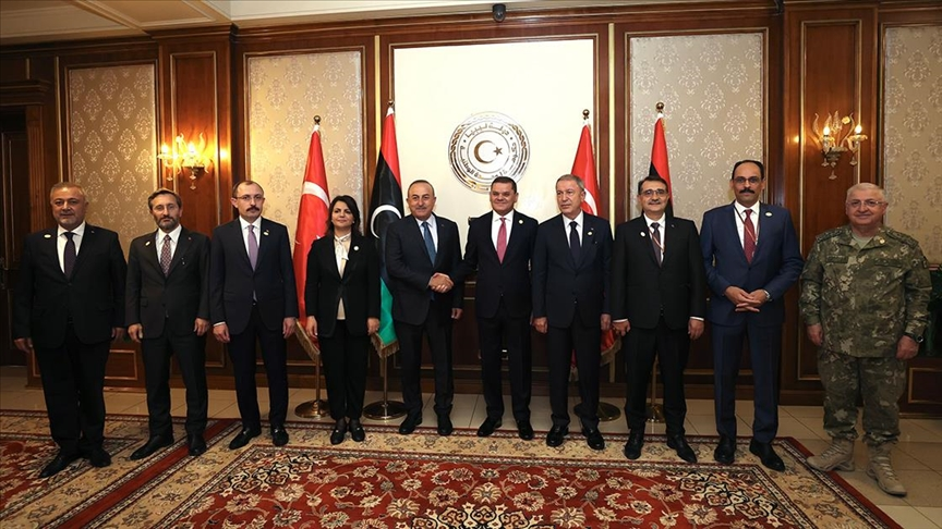 Libya Dışişleri Bakanı Menguş, Çavuşoğlu İle Ortak Basın Toplantısında Konuştu