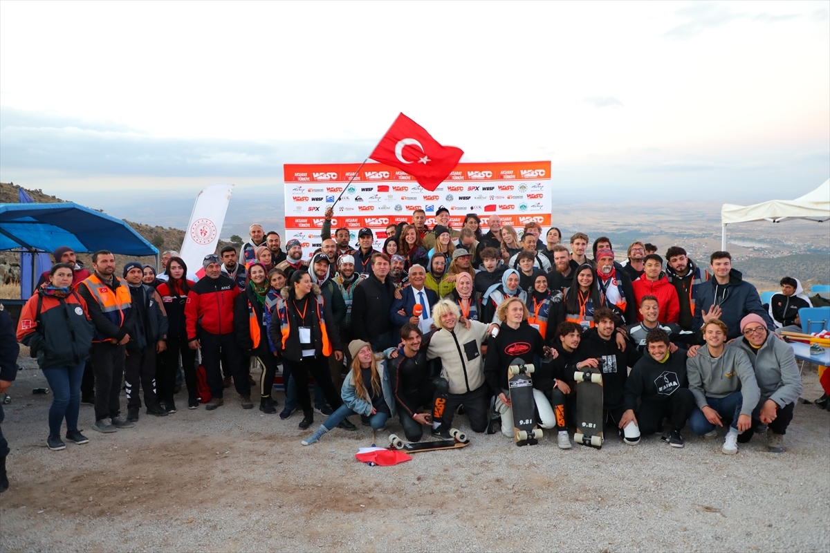 Aksaray'da Düzenlenen Dünya İniş Kaykay Ve Hız Kızağı Şampiyonası Sona Erdi
