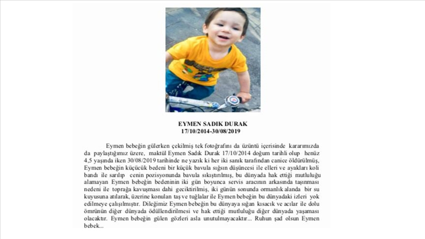 İstinaf, İzmir'de Öldürülen Minik Eymen'in Davasındaki Cezaları Hukuka Uygun Buldu