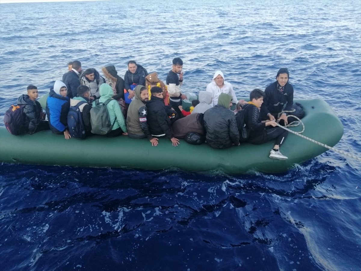 Muğla Açıklarında Göçmenler Kurtarıldı