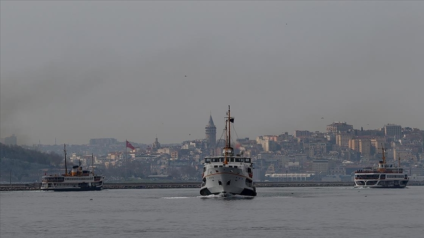 İstanbul'da Deniz Ulaşımına Hava Muhalefeti Engeli