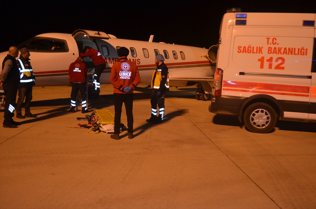  Ambulans Uçak, Trafik Kazasında Yaralanan Tiyatrocu Sergen Deveci İçin Havalandı