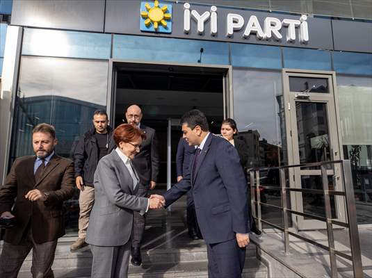 DP Genel Başkanı Uysal, İYİ Parti Genel Başkanı Akşener İle Görüştü