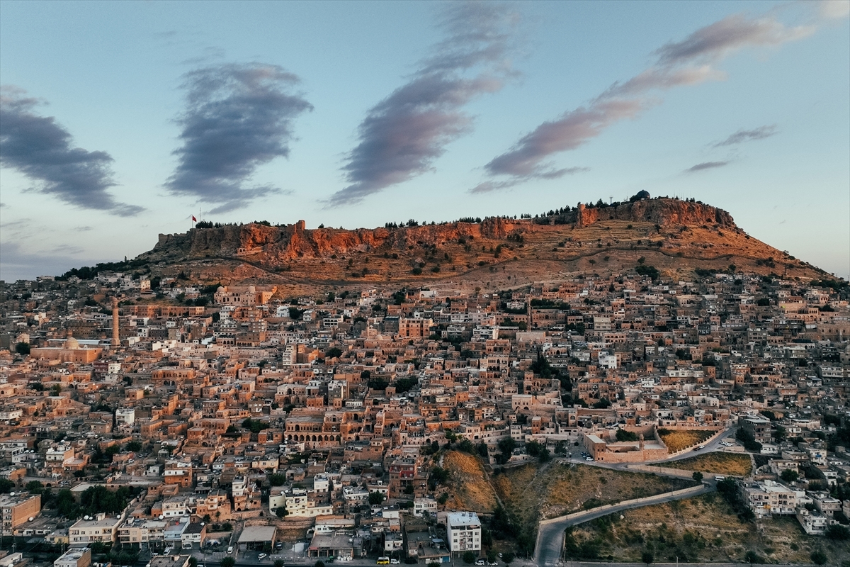 Mardin'de Tarihi Mekanlar Dron İle Görüntülendi