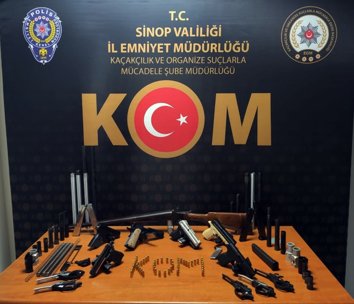 Sinop'ta Silah Kaçakçılığı Operasyonu