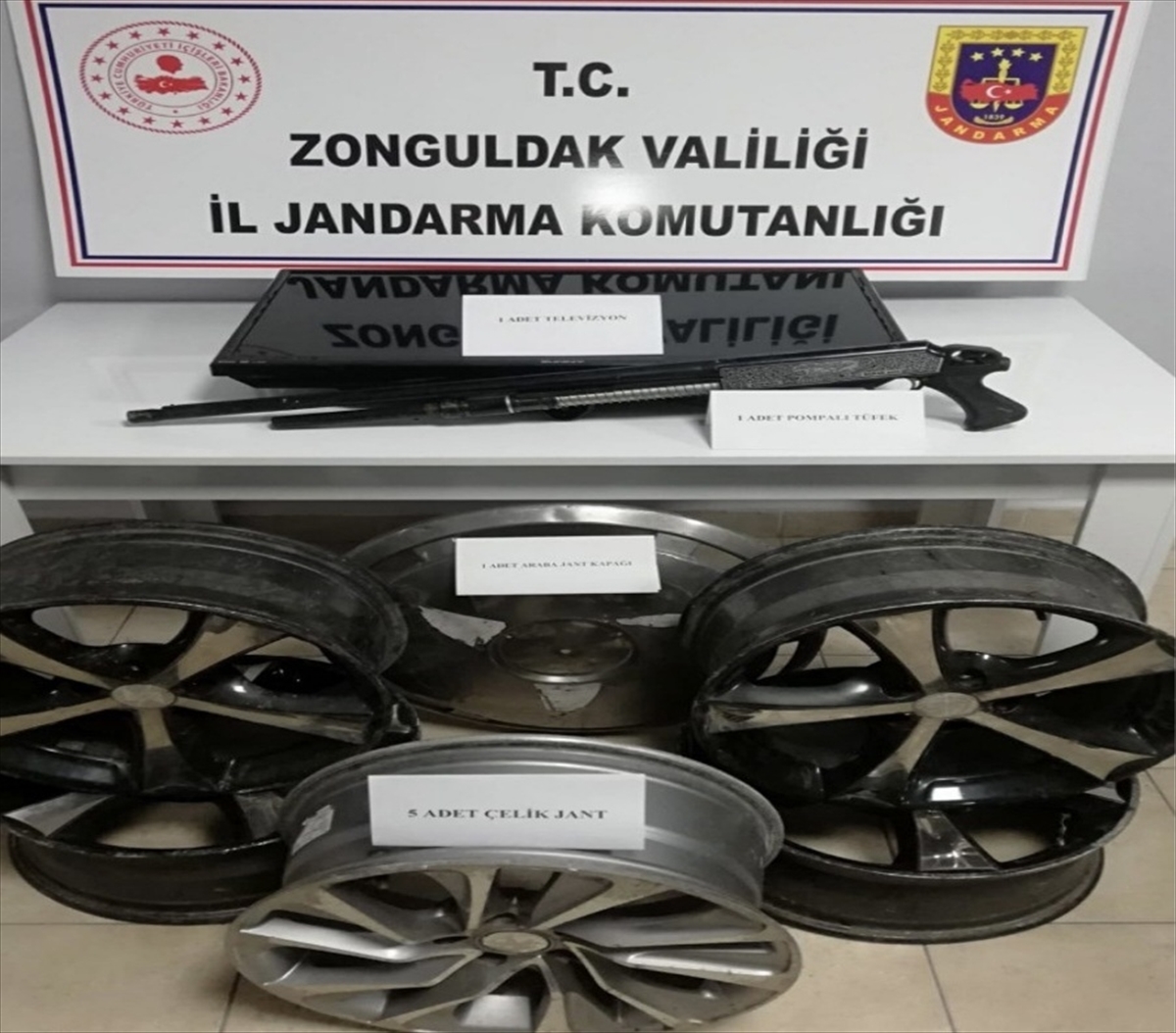 Zonguldak'ta Yakalanan 2 Hırsızlık Şüphelisi Tutuklandı