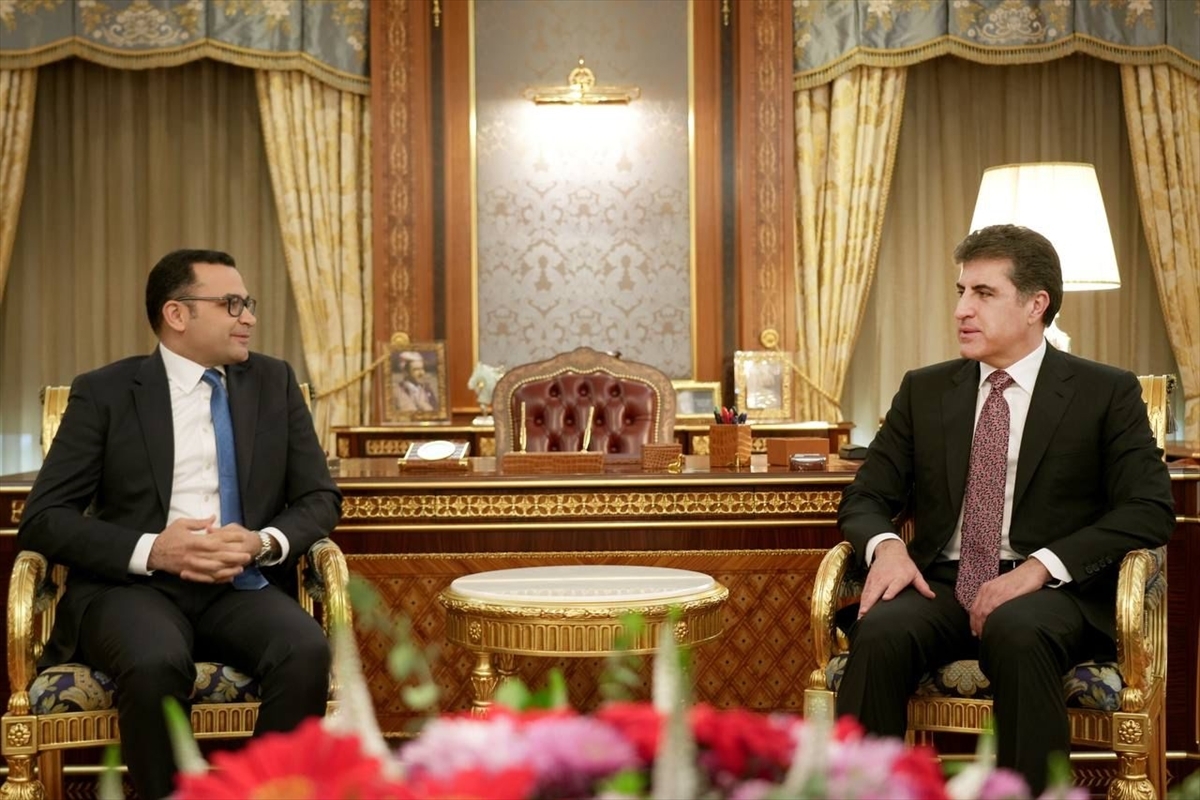 Türkiye'nin Erbil Başkonsolosu Yakut, IKBY Başkanı Barzani İle Görüştü