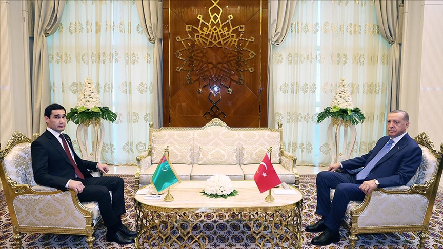 Cumhurbaşkanı Erdoğan, Türkmenistan Başkanı Berdimuhamedov İle Görüştü